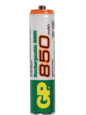 GP Batteries - GP 85AAAHC-0 / R03 / AAA - NiMH rechargeable battery HR03/AAA 1.2 V 850 mAh, GP 85AAAHC-0 / R03 / AAA, GP Batteries