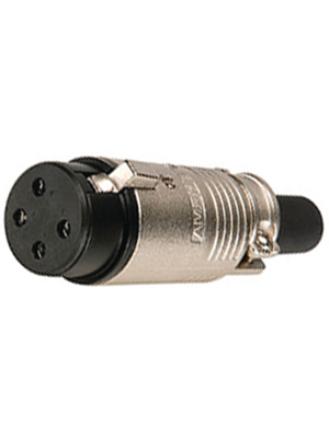 Amphenol - EP-4-11P - Speaker cable socket nickel-plated 4P, EP-4-11P, Amphenol