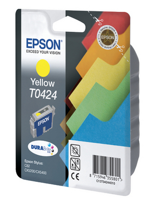 Epson - C13T04244010 - Ink T0424 yellow, C13T04244010, Epson
