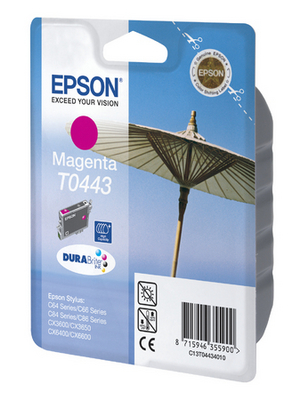 Epson - C13T04434010 - Ink T0443 magenta, C13T04434010, Epson
