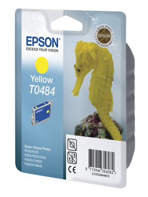 Epson - C13T04844010 - Ink T0484 yellow, C13T04844010, Epson