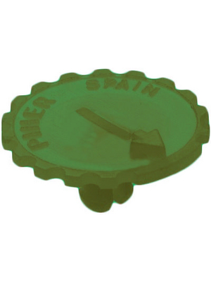 Piher - 5371 GREEN - Knurled knob for trimmer PT 15 green, 5371 GREEN, Piher