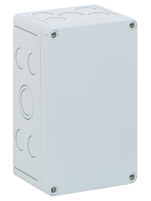 Spelsberg - 10540601 - Enclosure with knock outs 180 x 110 x 90 mm grey, RAL 7035 Polystyrene IP 66 N/A TK-PS, 10540601, Spelsberg