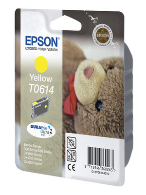 Epson - C13T06144010 - Ink T0614 yellow, C13T06144010, Epson