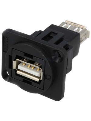Cliff - CP30208N - USB Adapter in XLR Housing 2 x USB 2.0 A, CP30208N, Cliff