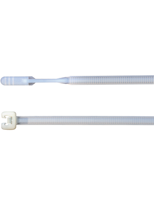 HellermannTyton - Q18R-PA66-NA-C1 - Cable Tie natural 105 mm x 2.6 mm, 109-00001, Q18R-PA66-NA-C1, HellermannTyton