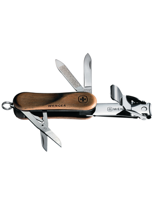 Wenger - NAIL CLIP WOOD 580 - Swiss Army pocket knife, Nail Clip Wood 580, NAIL CLIP WOOD 580, Wenger