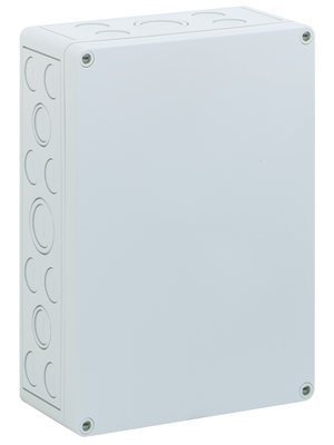 Spelsberg - 10540801 - Enclosure with knock outs 254 x 180 x 90 mm grey, RAL 7035 Polystyrene IP 66 TK-PS, 10540801, Spelsberg