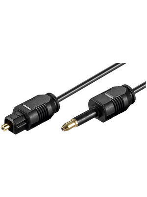 Wentronic - AVK 224-0100 - Audio cable digital Toslink 1.00 m black, AVK 224-0100, Wentronic