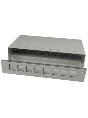 HARTING - HACKVPL008 - Empty sub-mounted panel for 8 modules, preLink, HACKVPL008, HARTING