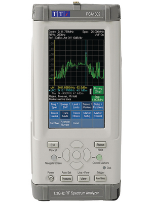 Aim-TTi - PSA1302 - Spectrum Analyser 1.3 GHz, PSA1302, Aim-TTi