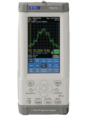 Aim-TTi - PSA2702 - Spectrum Analyser 2.7 GHz, PSA2702, Aim-TTi