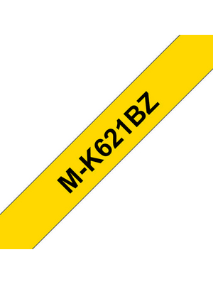 Brother - MKE-621BZ - Label tape 9 mm black on yellow, MKE-621BZ, Brother