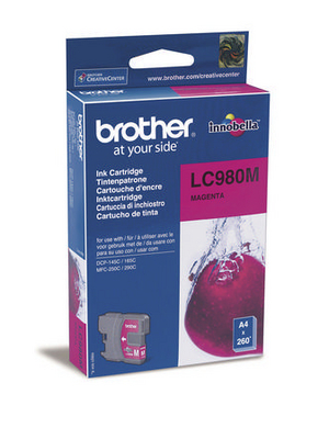 Brother - LC-980M - Ink LC-980M magenta, LC-980M, Brother