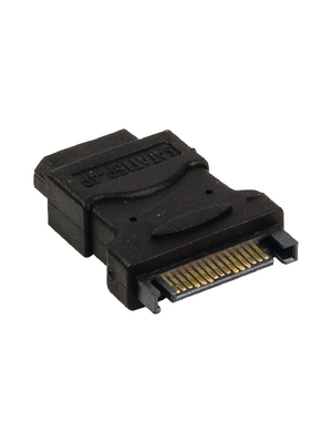 Valueline - VLCP73900B - SATA adapter SATA 15-Pin - Molex, m - f, VLCP73900B, Valueline