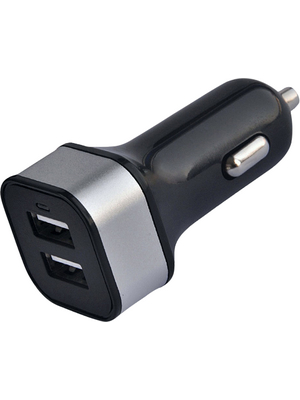 Maxxtro - MX-S70SW2 - USB car charger adapter 4.8 A, 2-Port black, MX-S70SW2, Maxxtro