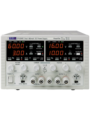 Aim-TTi - CPX200D - Laboratory Power Supply 2 Ch. 0...60 VDC 10 A / 0...60 VDC 10 A, CPX200D, Aim-TTi