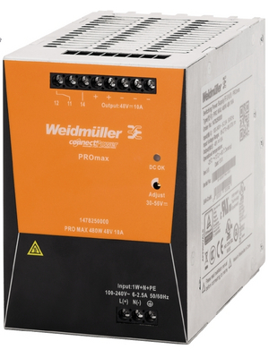 Weidmller - PRO MAX 480W 24V 20A - Switched-mode power supply / 20 A, PRO MAX 480W 24V 20A, Weidmller