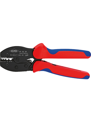 Knipex - 97 52 33 SB - Crimping pliers Non-insulated cable lugs and plug connectors, 2.8 mm 0.5...10 mm2, 97 52 33 SB, Knipex