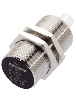 Balluff - BES M30MI-PSC10B-S04K - Inductive sensor 10 mm PNP, make contact (NO) Plug M12, 4-Pin 10...30 VDC -25...+70 C, BES M30MI-PSC10B-S04K, Balluff