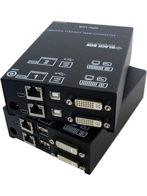 Black Box - ACX1K-22-C - DKM Compact Extender Kit, 2x DVI-D / 4x USB, 140 m, ACX1K-22-C, Black Box
