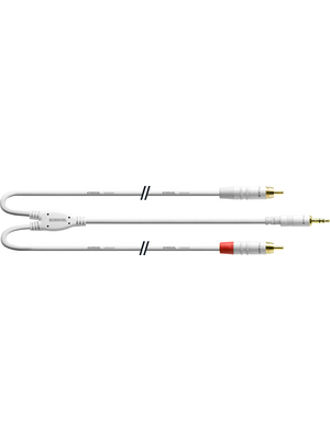 Cordial - CFY 1.5 WCC-LONG-SNOW - Y-Adapter Cable, CFY 1.5 WCC-LONG-SNOW, Cordial