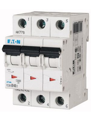 Eaton - PLSM-C40/3-MW - Circuit Breaker, PLSM-C40/3-MW, Eaton