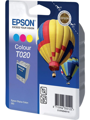 Epson - C13T02040110 - Ink T020 multicoloured, C13T02040110, Epson