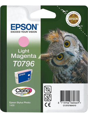 Epson - C13T07964010 - Ink T0796 light magenta, C13T07964010, Epson