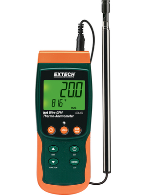 Extech Instruments - SDL350 - Thermo-Anemometer 0.2...25 m/s 0...+50 C, SDL350, Extech Instruments