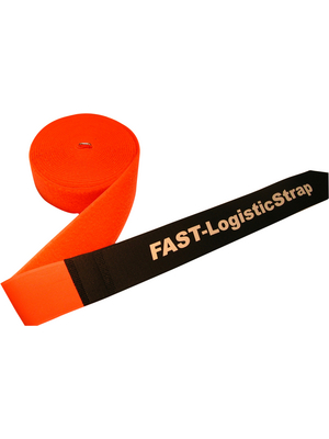Fastech - F101-50-5000M-FLS - Strap red/black 5.00 m x50 mm, F101-50-5000M-FLS, Fastech