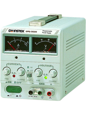 GW Instek - GPS-3030 - Laboratory Power Supply 1 Ch. 0...30 VDC 3 A, GPS-3030, GW Instek