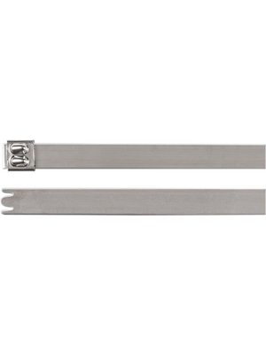 HellermannTyton - MBT20XH SS316 ML 50 - Cable ties Stainless Steel 316, 521 mm x 12.3 mm - Double ball bearing lock, MBT20XH SS316 ML 50, HellermannTyton