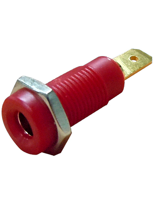 K & H - KPG-4A RED_N - Laboratory socket ? 4 mm red N/A, KPG-4A RED_N, K & H