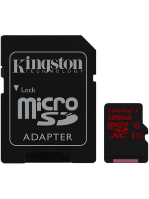 Kingston Shop - SDCA3/128GB - microSD Card, 128 GB, SDCA3/128GB, Kingston Shop