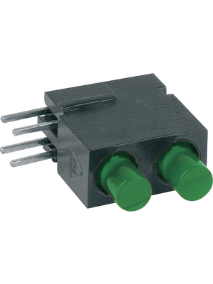 Mentor - 1801.8836 - PCB LED 3 mm round green/green standard, 1801.8836, Mentor