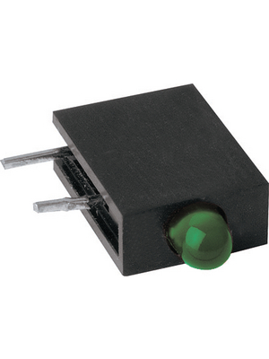 Mentor - RTE3104G - PCB LED 3 mm round green standard, RTE3104G, Mentor