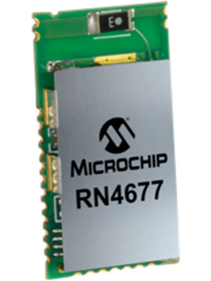 Microchip - RN4677-V/RM100 - Bluetooth module v4.0 10 m Class 2 3.2...4.3 VDC, RN4677-V/RM100, Microchip