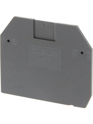 Omron Industrial Automation - XW5E-S16 - End cover N/A 57.5 x 2.2 x 46.6 mm dark grey XW5E, XW5E-S16, Omron Industrial Automation