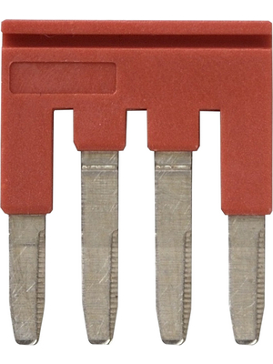 Omron Industrial Automation - XW5S-P2.5-4RD - Short bar N/A 24.5 x 3.0 x 23 mm red XW5S, XW5S-P2.5-4RD, Omron Industrial Automation