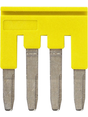 Omron Industrial Automation - XW5S-S2.5-4 - Short bar N/A 20 x 2.1 x 23.9 mm yellow XW5S, XW5S-S2.5-4, Omron Industrial Automation
