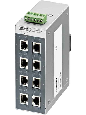 Phoenix Contact - FL SWITCH SFNT 8TX - Industrial Ethernet Switch 8x 10/100 RJ45, FL SWITCH SFNT 8TX, Phoenix Contact