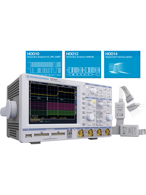 Rohde & Schwarz - HMO Complete4 - Oscilloscope 4x500 MHz 4 GS/s, HMO Complete4, Rohde & Schwarz