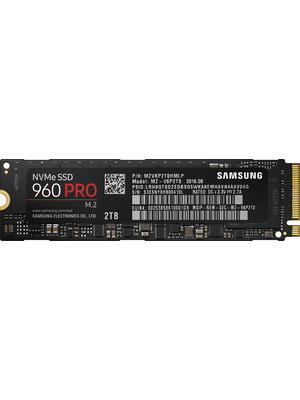 Samsung - MZ-V6P2T0BW - SSD 960 PRO M.2 2 TB PCIe 3.0, MZ-V6P2T0BW, Samsung