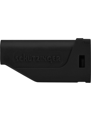 Schützinger - GRIFF 15 / 2.5 / SW /-1 - Insulator ? 4 mm black, GRIFF 15 / 2.5 / SW /-1, Schützinger