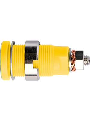 Schtzinger - SEB 6445 Ni / GNGE - Safety socket ? 4 mm yellow/green CAT III N/A, SEB 6445 Ni / GNGE, Schtzinger