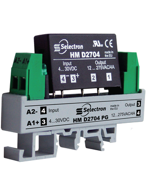 Selectron - HM D2704 PG - Solid state relay single phase 4...30 VDC, HM D2704 PG, Selectron