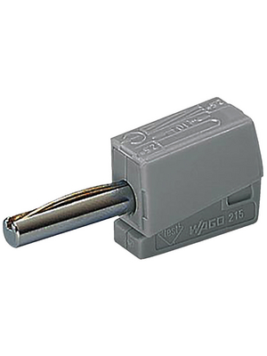Wago - 215-811 - Laboratory plug ? 4 mm grey N/A, 215-811, Wago