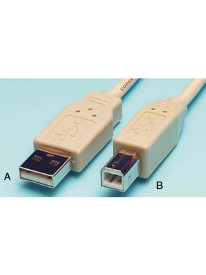  - USB-218 - USB cable A male C B male 2 m 2.00 m grey, USB-218