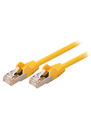 Valueline - VLCP85121Y10 - Patch cable CAT5 SF/UTP 1.00 m yellow, VLCP85121Y10, Valueline
